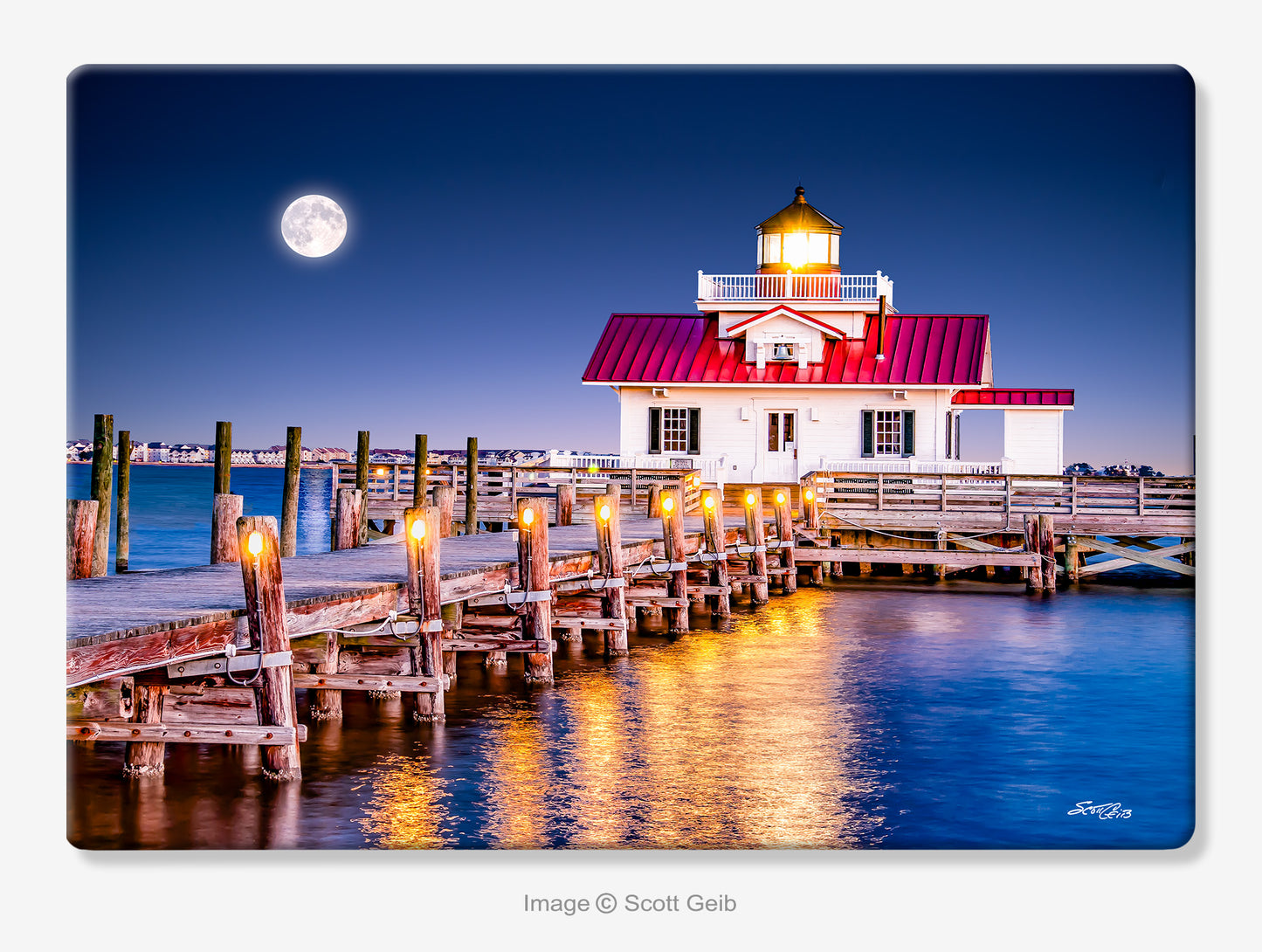 Moon Over Manteo Cutting Board